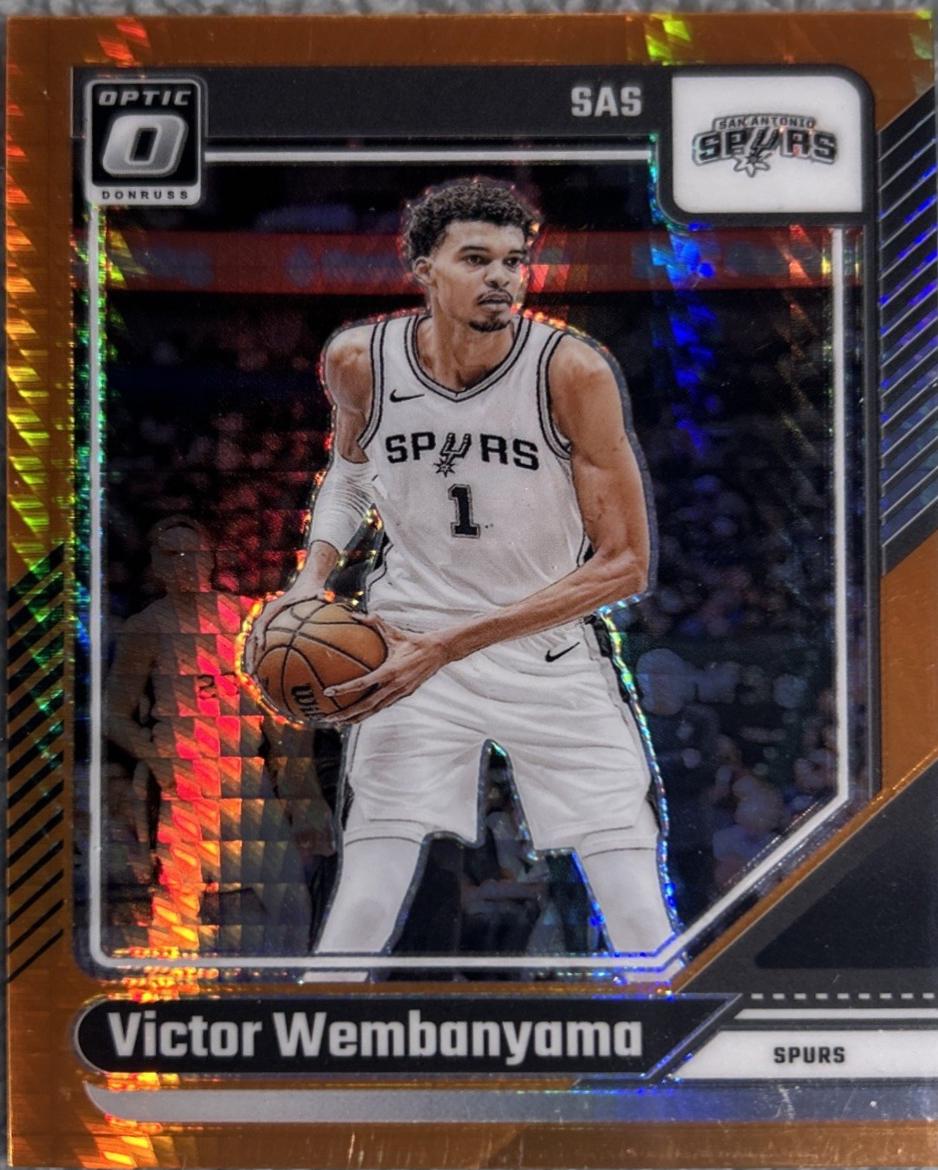 wembanyama 24枚限定 未開封 メトロポリタン 2024-25 Panini Hoops Victor Wembanyama #24 Texture SP! | eBay