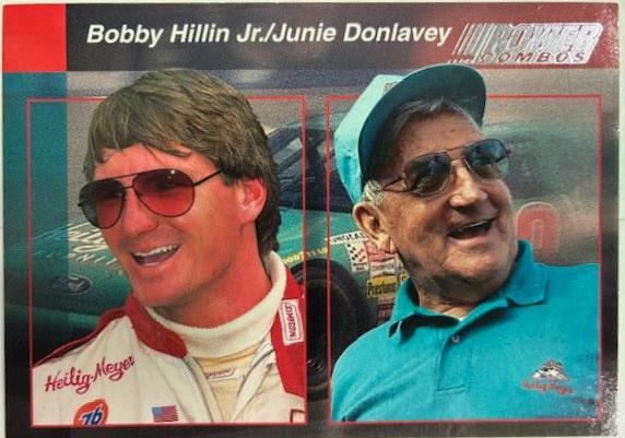 Bobby Hillin Jr. /Junie Donlavey #PREVIEW 18 Racing Cards 1994 Power Racing Pro Set NASCAR