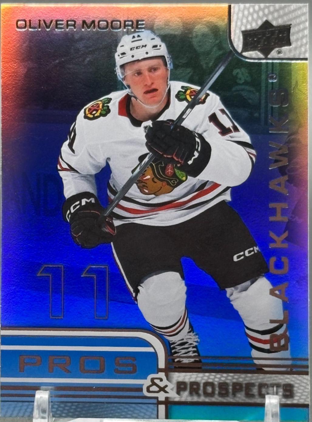 Oliver Moore #PP-21 2025 Upper Deck Extended Series Pros And Prospects Hockey