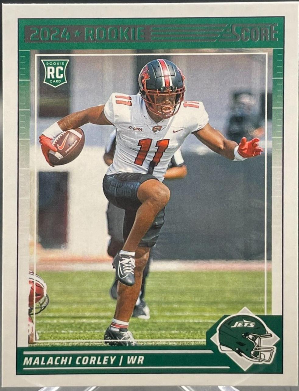 Malachi Corley #350 Football Cards 2024 Panini Score