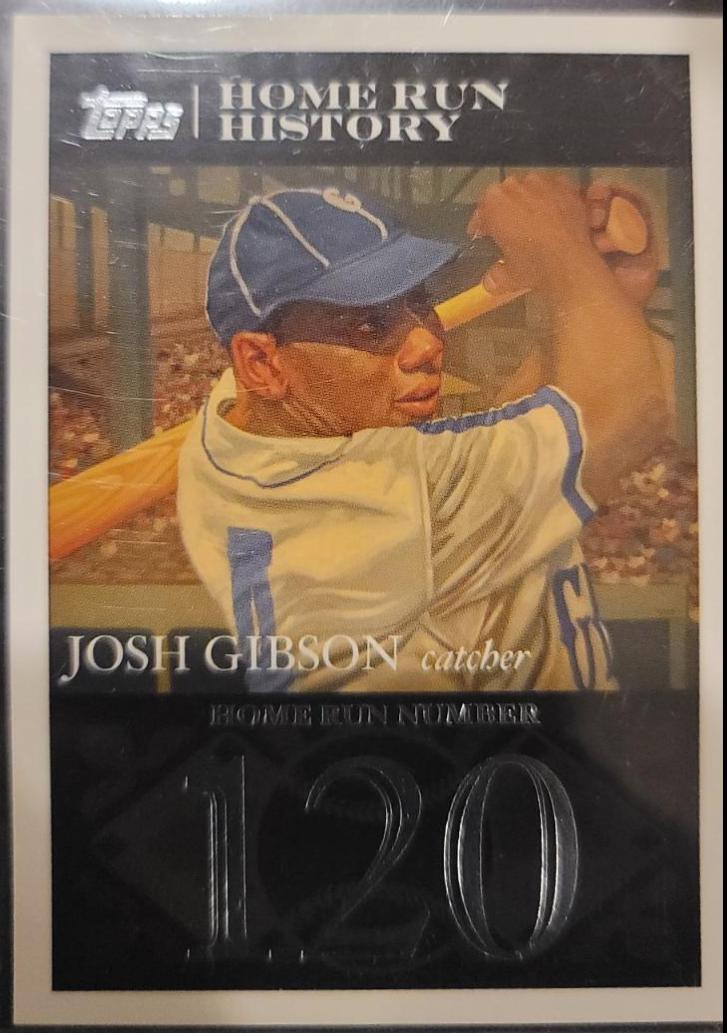 Josh Gibson #JG18 2007 Topps Gibson Homerun History Baseball