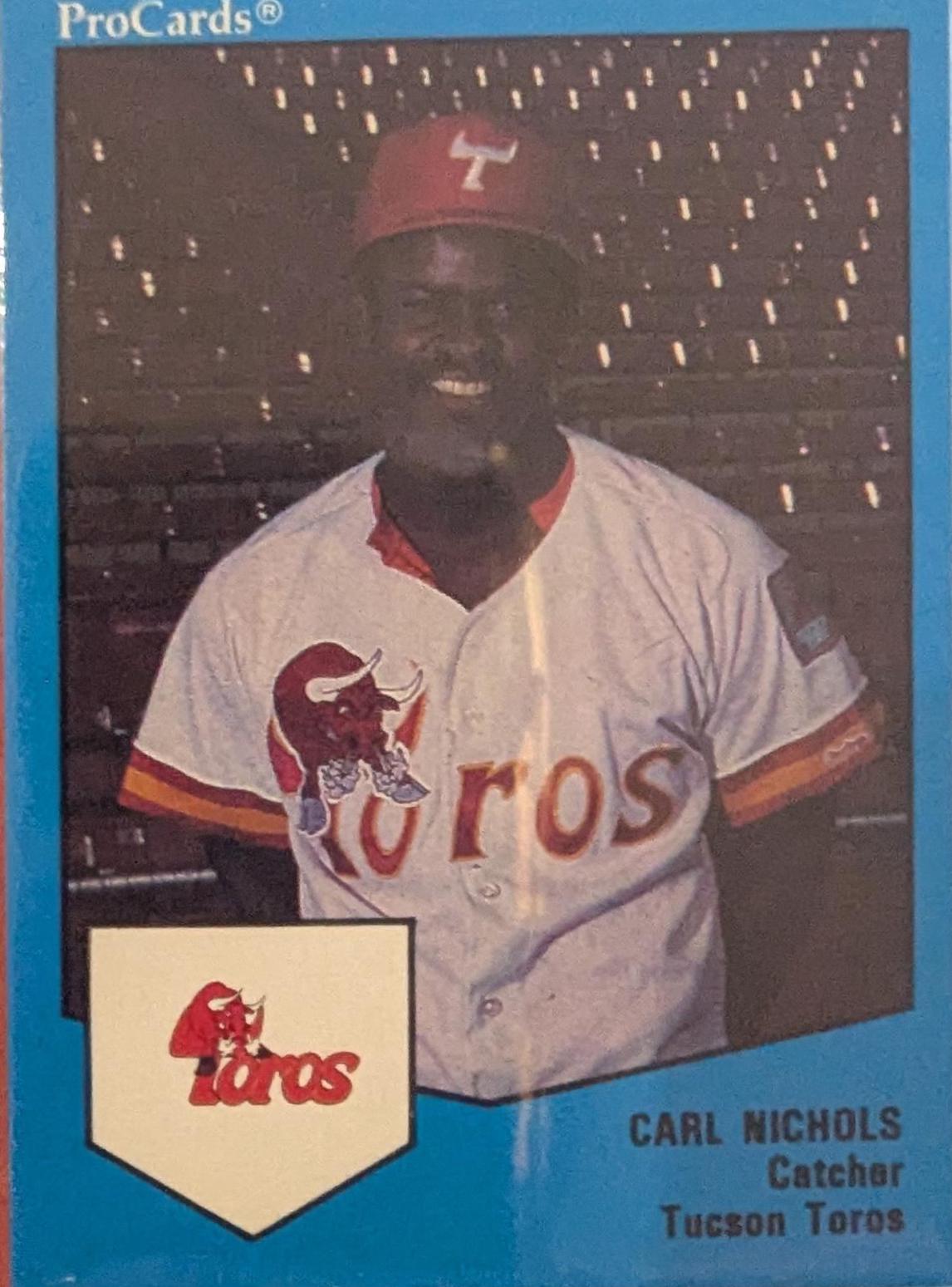 Carl Nichols #185 Baseball Cards 1989 Procards
