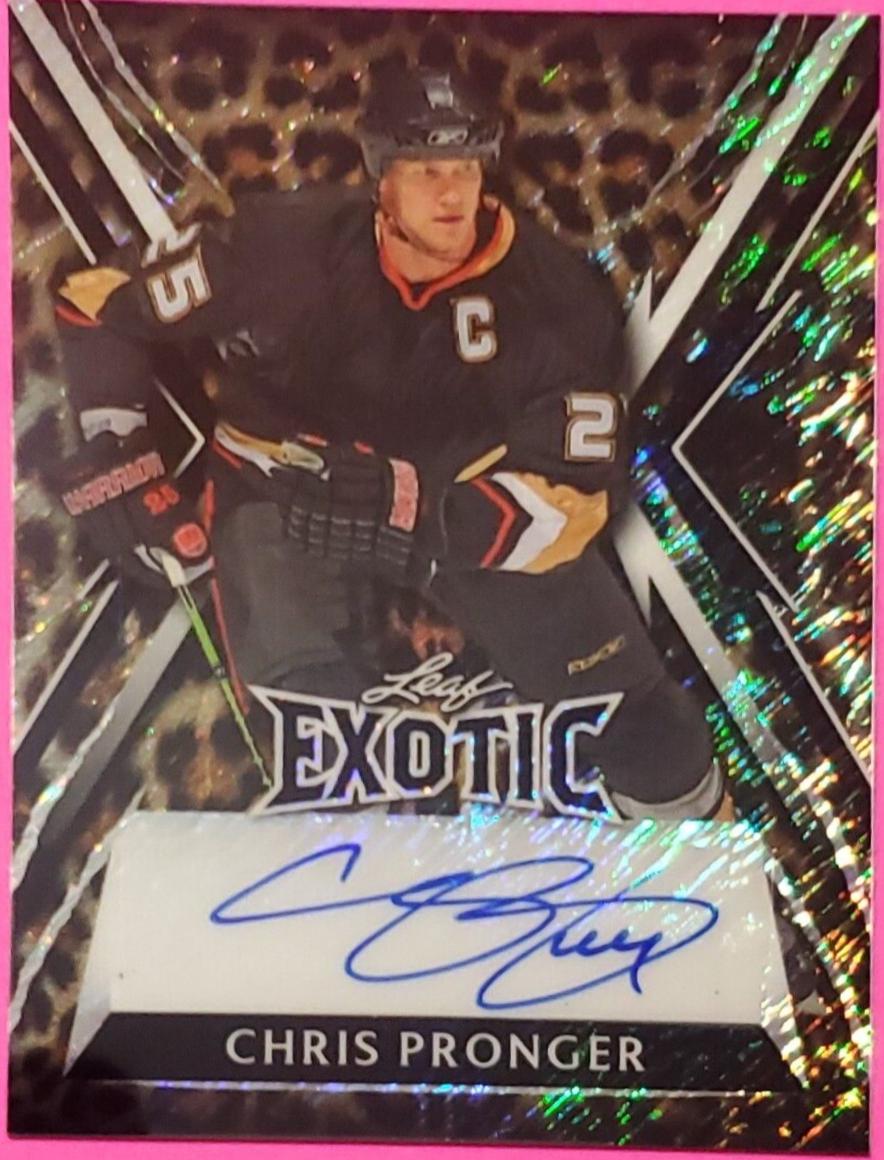 Chris Pronger #E-CP1 2024 Leaf Metal Legends Exotic Autograph Hockey