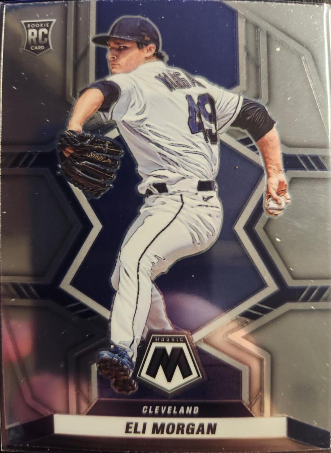 Eli Morgan #217 Baseball Cards 2022 Panini Mosaic