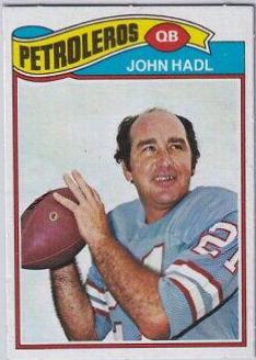 John Hadl #83 1977 Topps Mexican Football