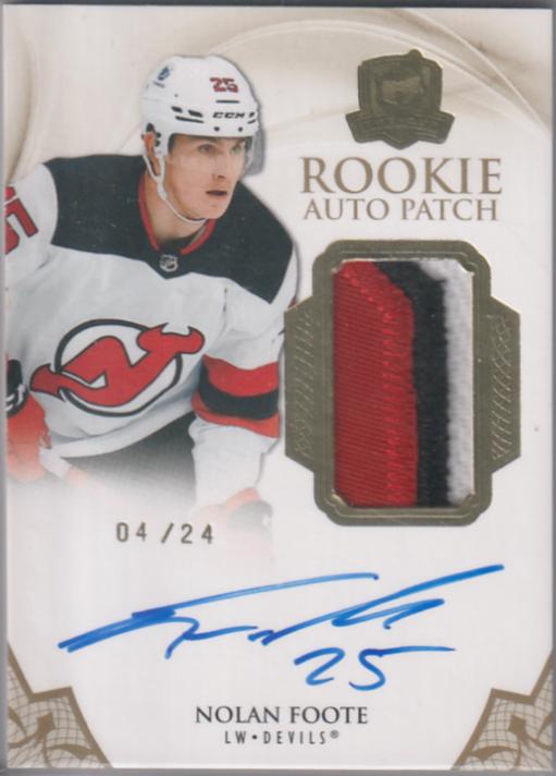 Nolan Foote [Gold Autograph Patch] #183