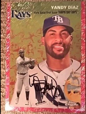 Yandy Diaz [Cream Fuchsia Lava Refractor] #163
