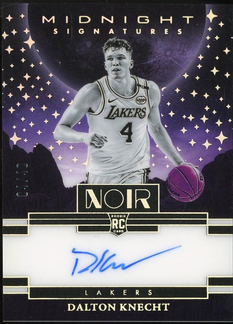 Dalton Knecht #20 2024 Panini Noir Midnight Signature Basketball