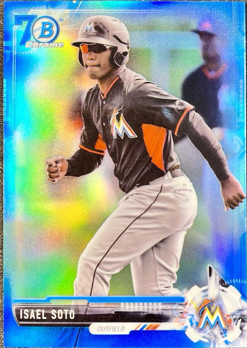 Isael Soto #BCP-129 2017 Bowman Chrome Prospects Baseball
