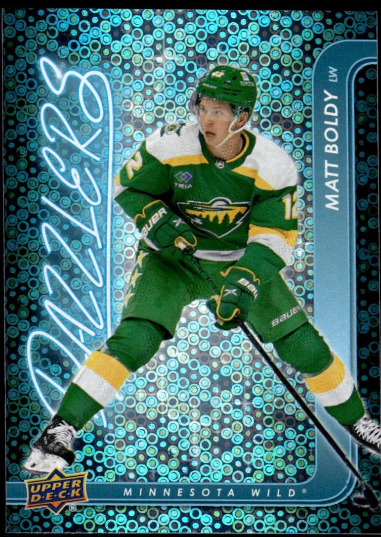 Matt Boldy #DZ-100 Hockey Cards 2024 Upper Deck Dazzlers