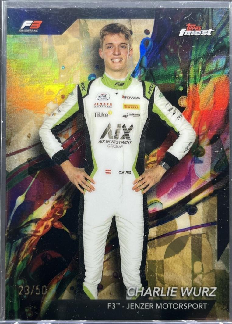 Charlie Wurz [Gold Refractor] #58 Prices | 2024 Topps Finest Formula 1 ...