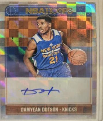 Damyean Dotson #RA-DDS Basketball Cards 2017 Panini Hoops Rookie Autograph