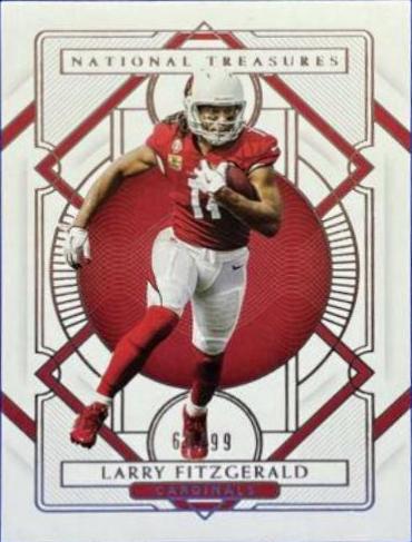 Larry Fitzgerald #3 Football Cards 2020 Panini National Treasures