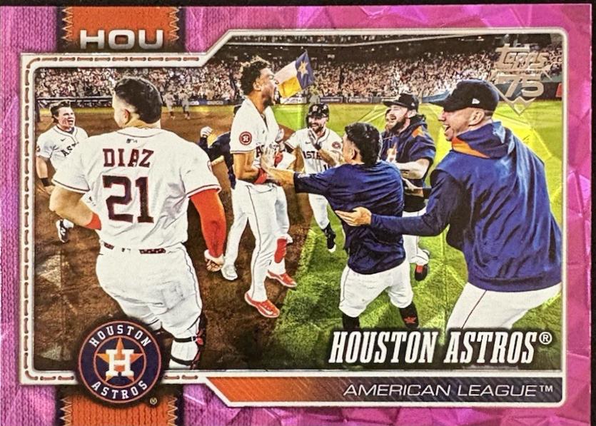 Houston Astros [Pink Sandglitter] #89 Prices | 2026 Topps | Baseball Cards