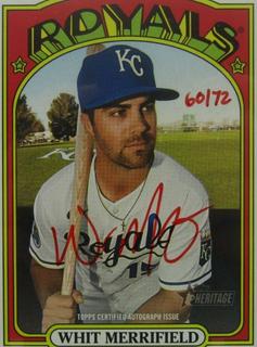 Whit Merrifield Real One Autographs