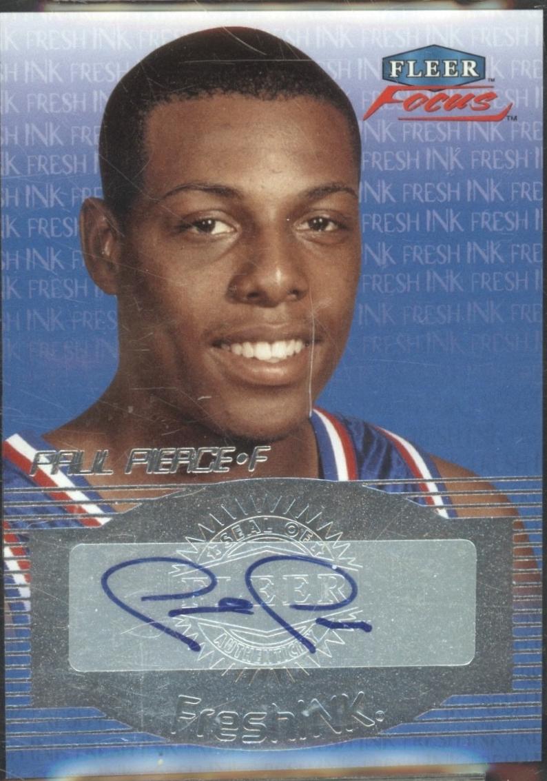 Paul Pierce #FFI-PP 2012 Fleer Retro Focus Fresh Ink Basketball