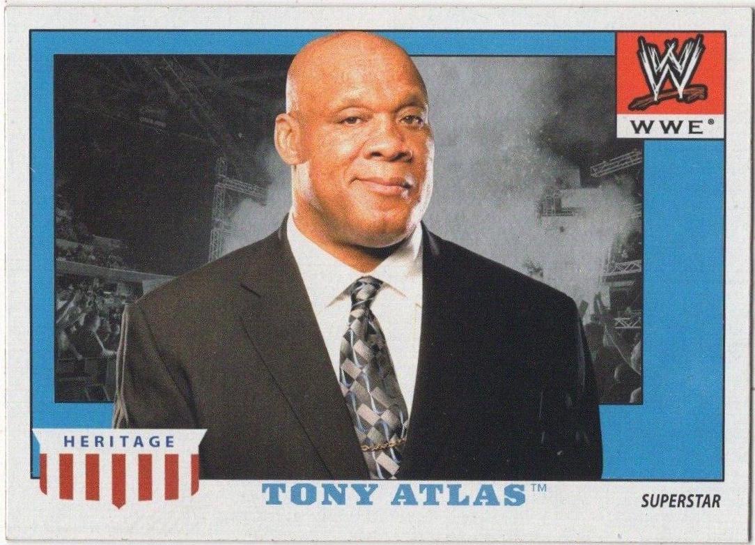Tony Atlas #51 Wrestling Cards 2008 Topps Heritage IV WWE