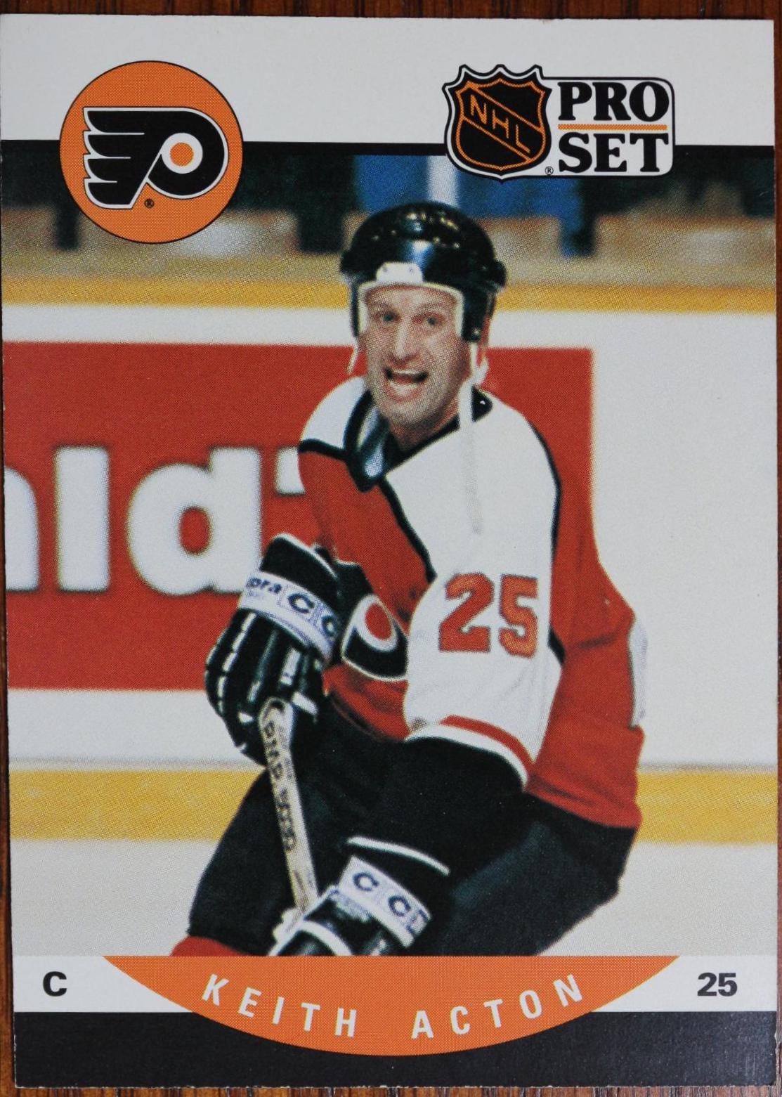 Keith Acton #497 Hockey Cards 1990 Pro Set