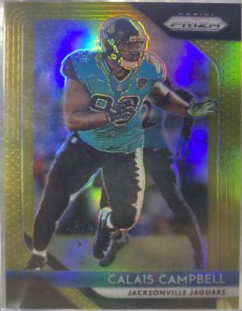 Calais Campbell [Gold Prizm] #112