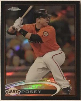Buster Posey [Black Refractor] #24