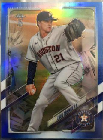 Zack Greinke [Blue Refractor] #154