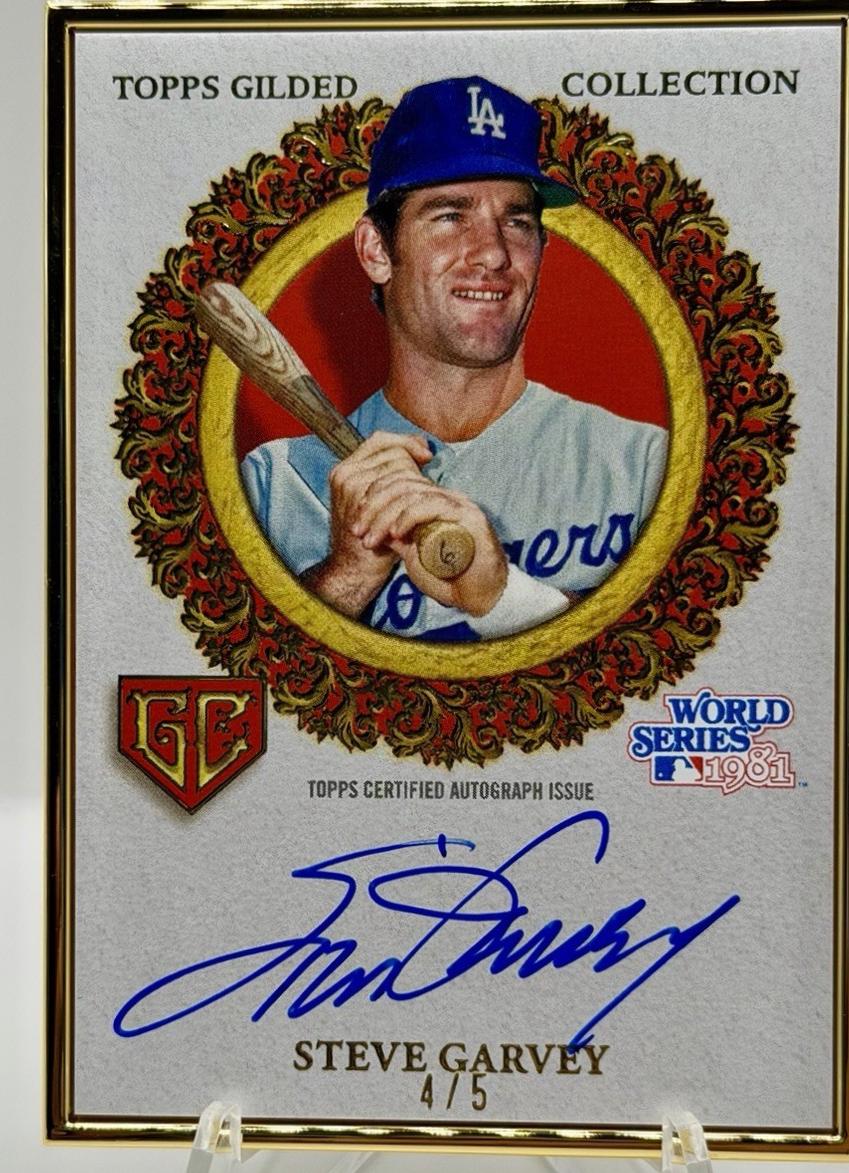 Steve Garvey [Ruby] #GCH-SG Prices | 2025 Topps Gilded Collection ...
