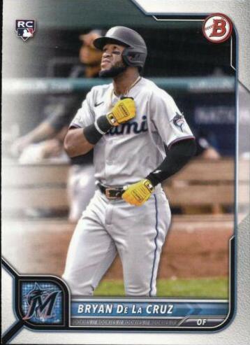 Bryan De La Cruz #88 Baseball Cards 2022 Bowman