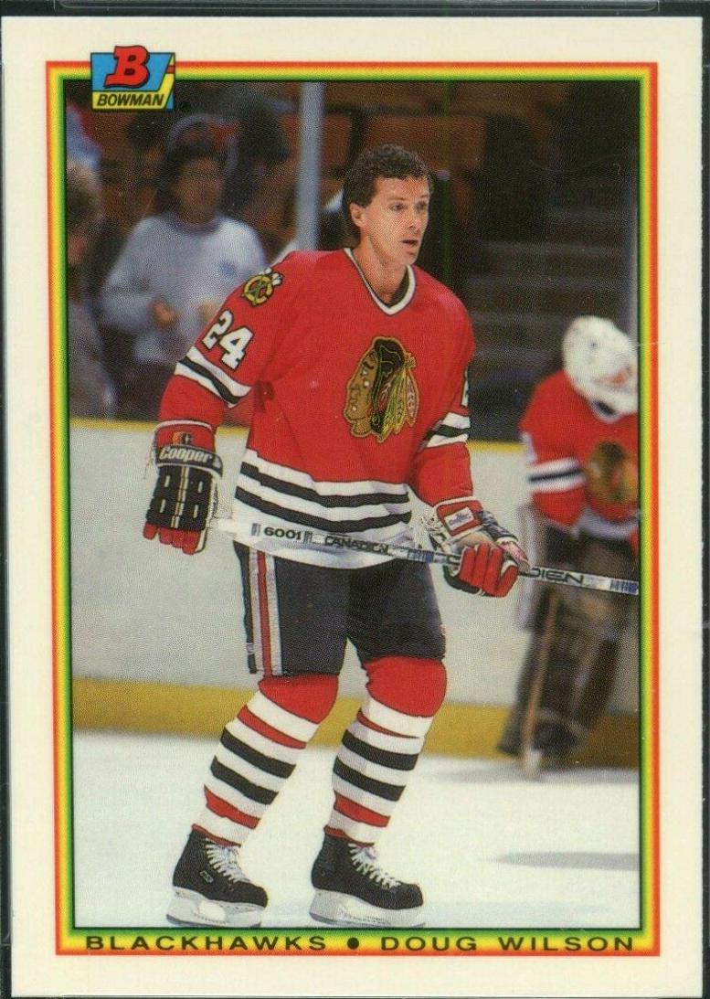 Doug Wilson #2 Hockey Cards 1990 Bowman Tiffany