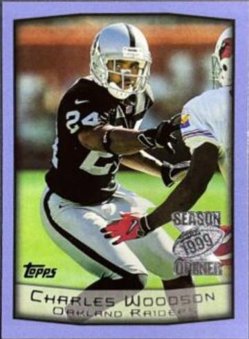 Charles Woodson #28 Football Cards 1999 Topps Season Opener