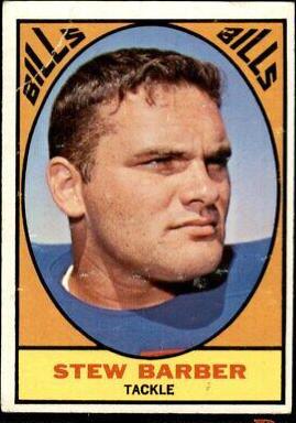 Stew Barber #18 Football Cards 1967 Topps
