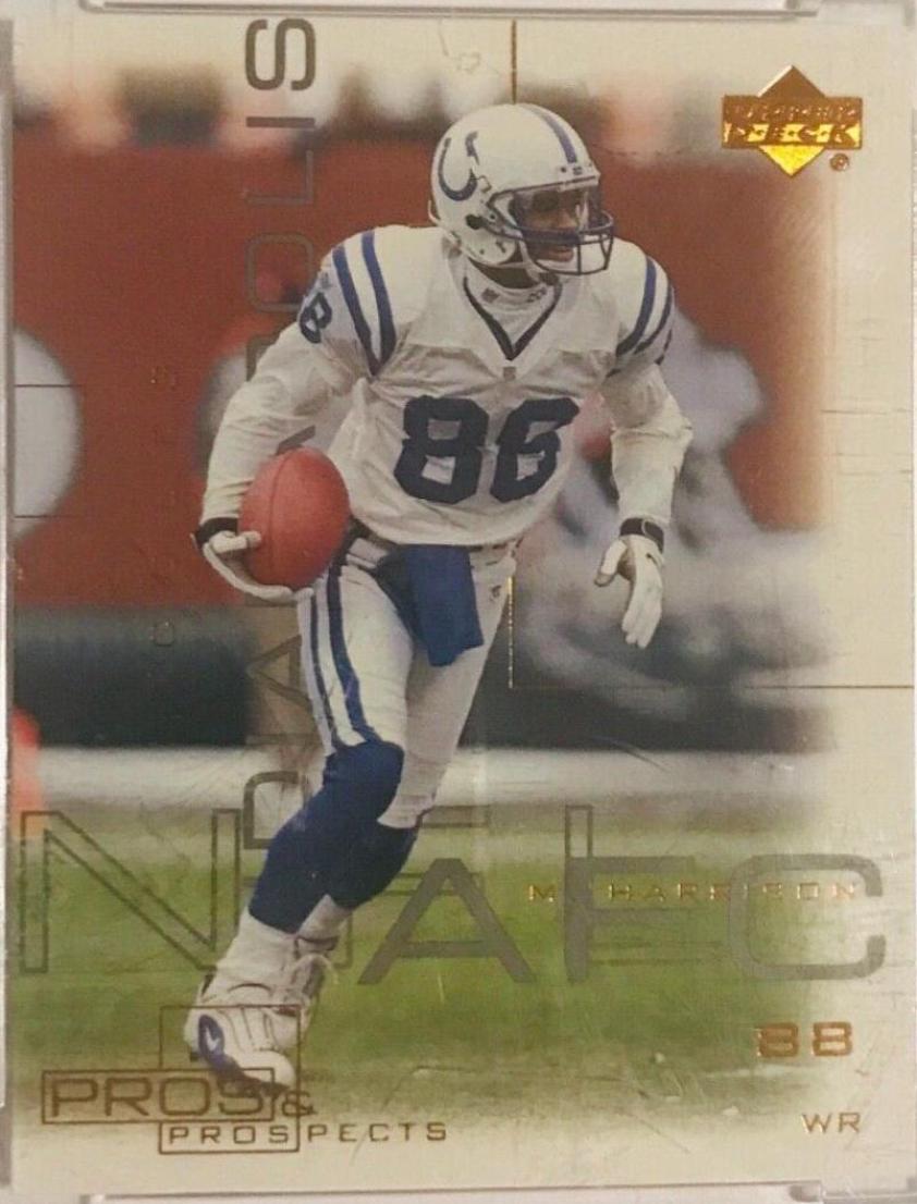 Marvin Harrison #36 Football Cards 2000 Upper Deck Pros & Prospects