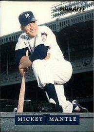 The Rookie #7 Baseball Cards 1992 Pinnacle Mickey Mantle