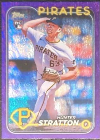 Hunter Stratton [Purple Foilboard] #US348