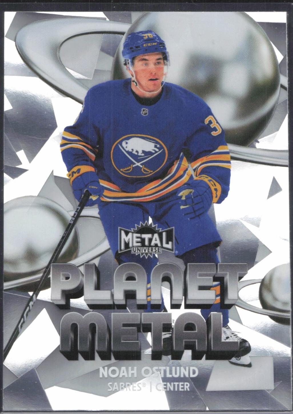 Noah Ostlund #40 2025 Skybox Metal Universe Planet Metal Hockey