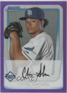 Chris Archer [Purple Refractor] #BCP134