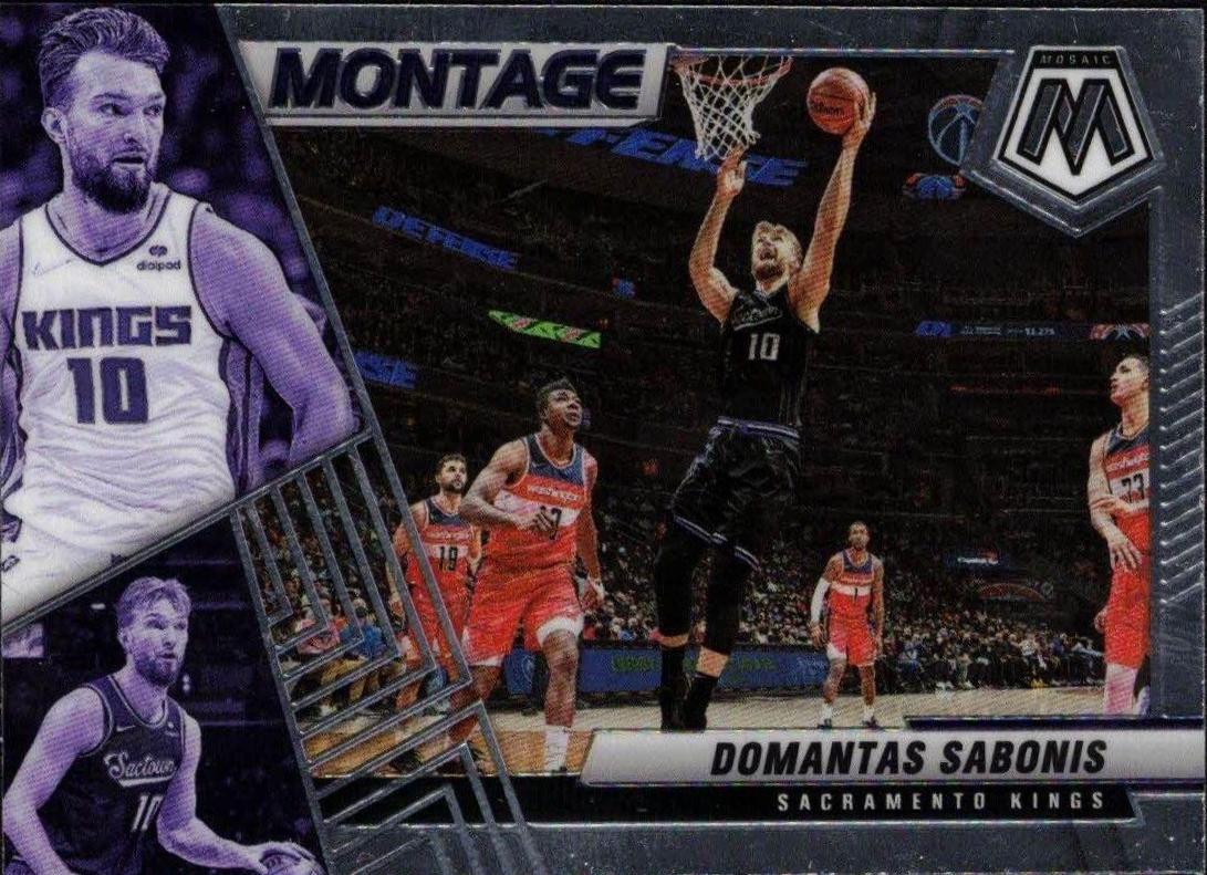 Domantas Sabonis #9 Basketball Cards 2021 Panini Mosaic Montage