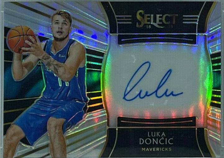 Luka Doncic #LDC Basketball Cards 2018 Panini Select Rookie Signatures