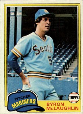1981 Topps Byron McLaughlin #344 card