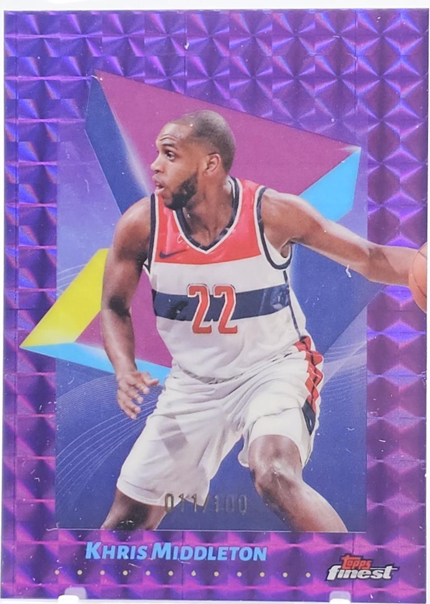 Khris Middleton [Purple Geometric Refractor] #57