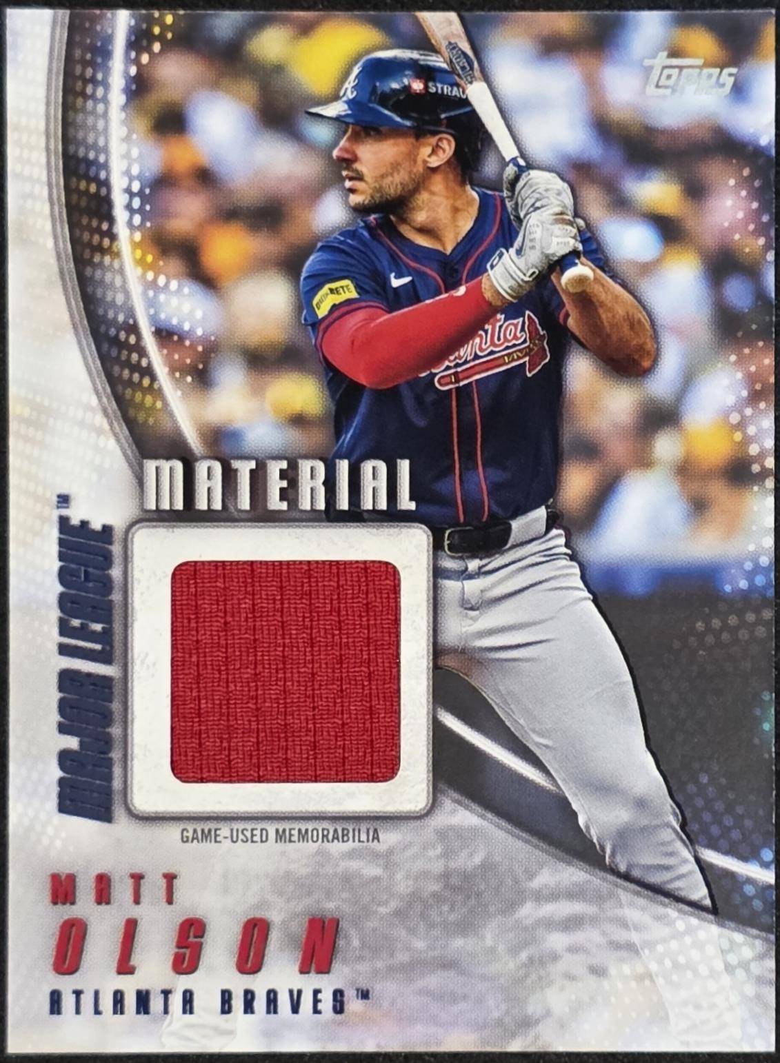 Matt Olson #MLM2-MO 2025 Topps Major League Material Baseball