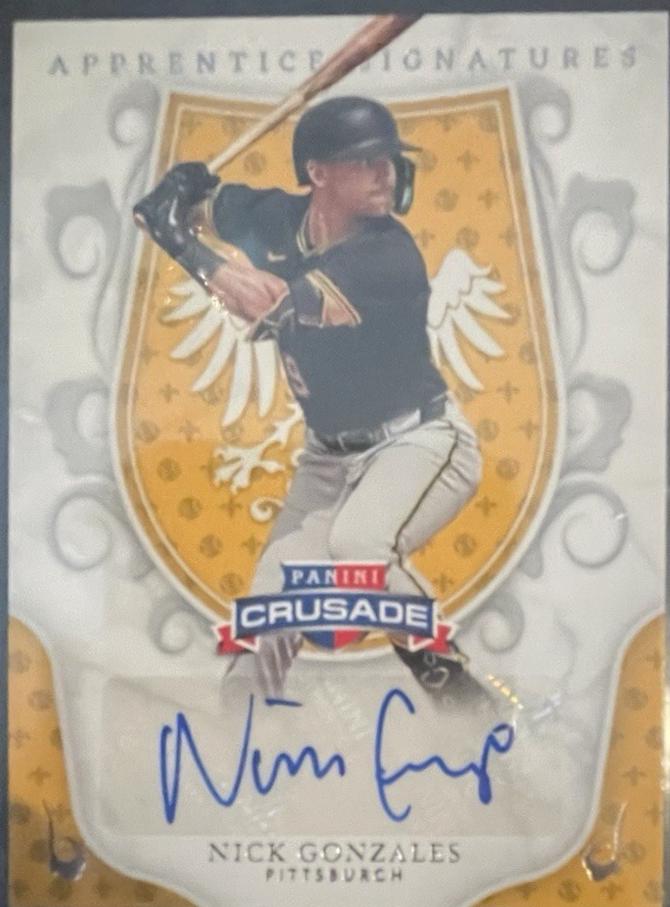 Nick Gonzales #AS-NGL Baseball Cards 2024 Panini Crusade Apprentice Signatures