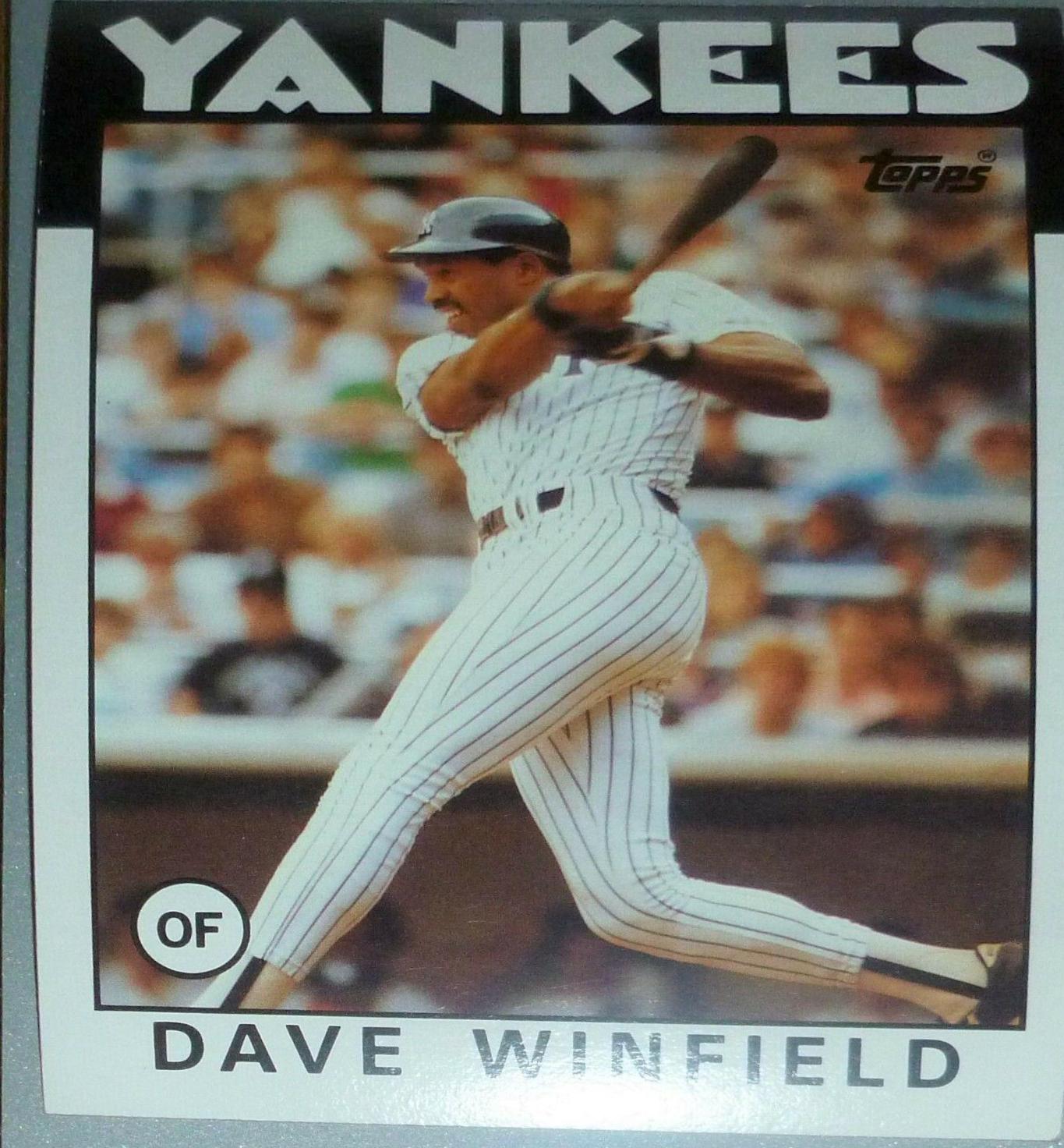 Dave Winfield #60 1986 Topps Super Baseball
