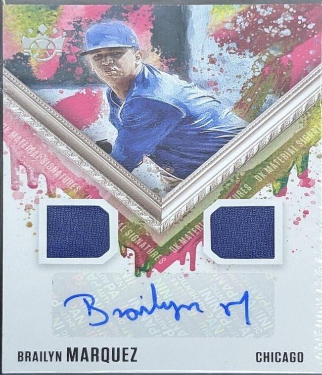 Brailyn Marquez #DKMS-BM Baseball Cards 2021 Panini Diamond Kings Materials Signatures