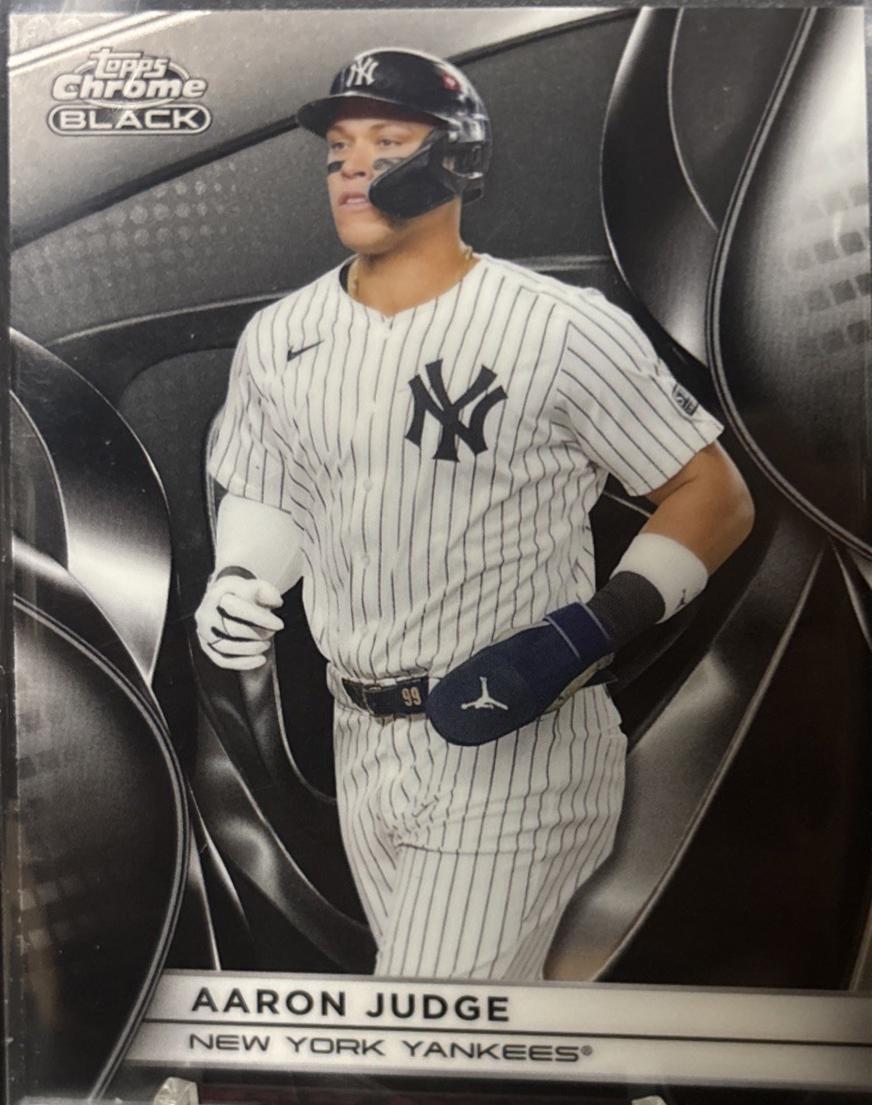 Aaron Judge #99 Baseball Cards 2025 Topps Chrome Black