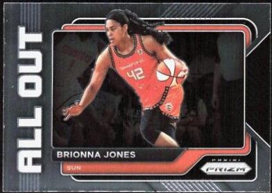 Brionna Jones #4 Basketball Cards 2023 Panini Prizm WNBA All Out