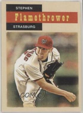 Stephen Strasburg #17 Baseball Cards 2016 Topps Throwback Thursday