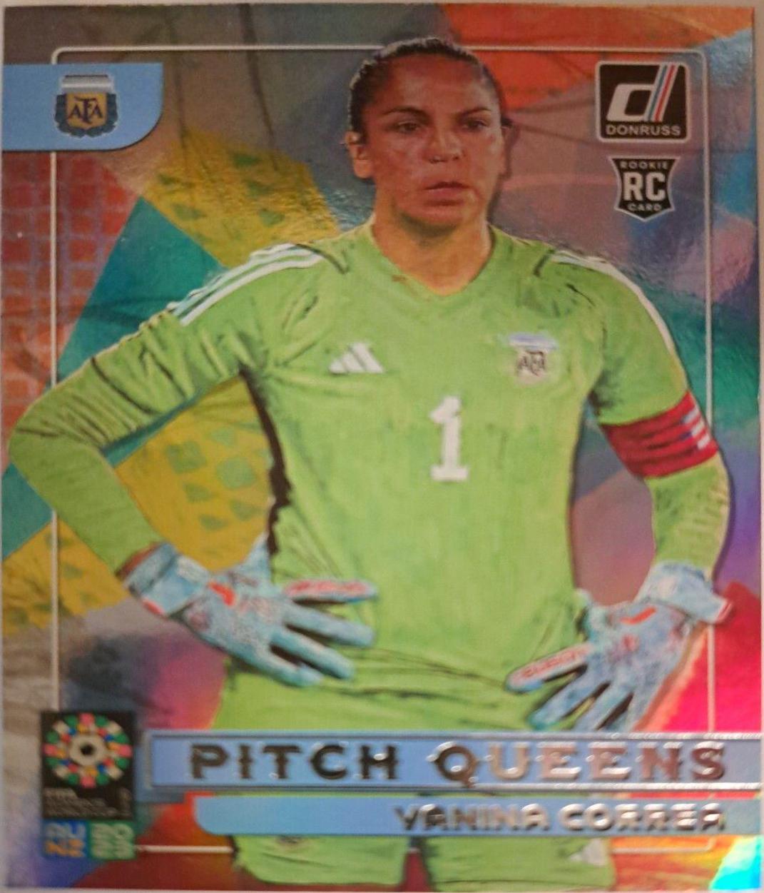 Vanina Correa #1 Soccer Cards 2023 Donruss FIFA Women's World Cup Pitch Queens