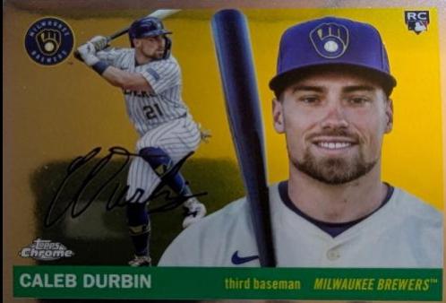 Caleb Durbin #297 2025 Topps Chrome Platinum Baseball