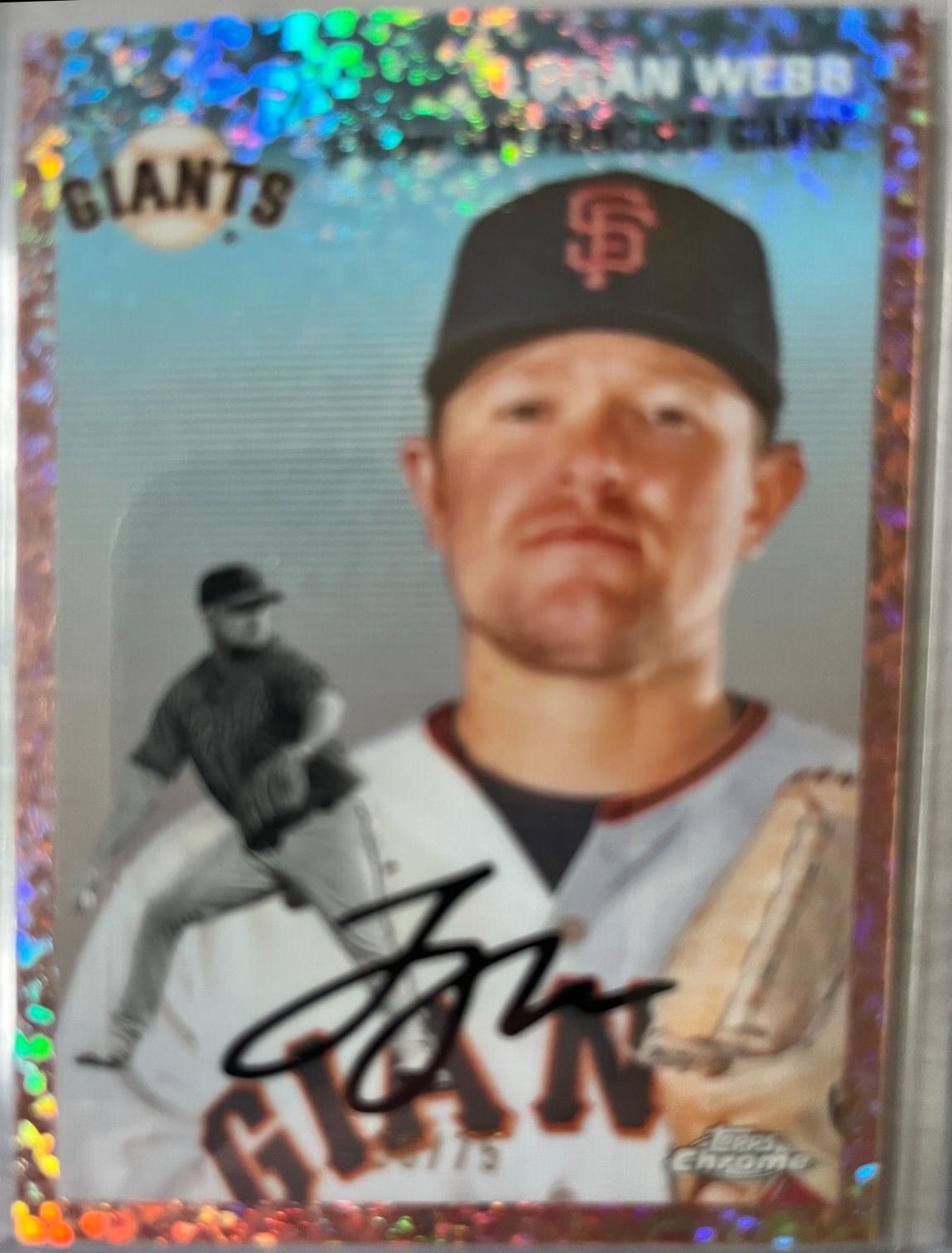 Logan Webb [Rose Gold Mini-Diamond Refractor] #370