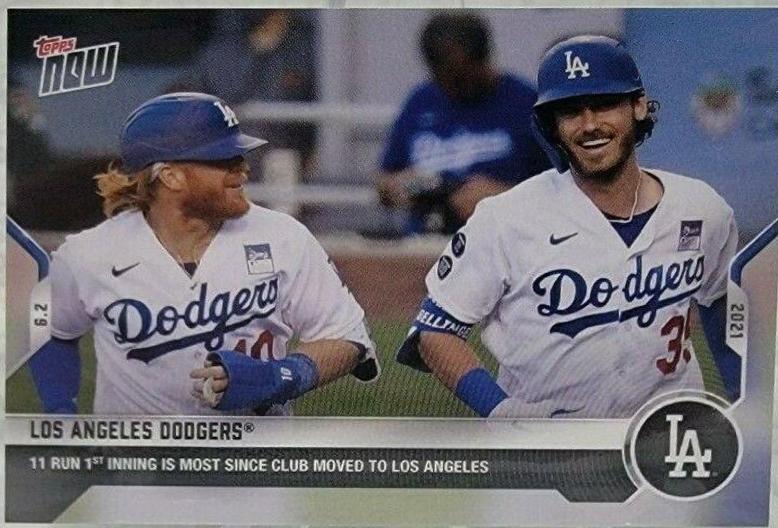 Los Angeles Dodgers #300 2021 Topps Now Baseball